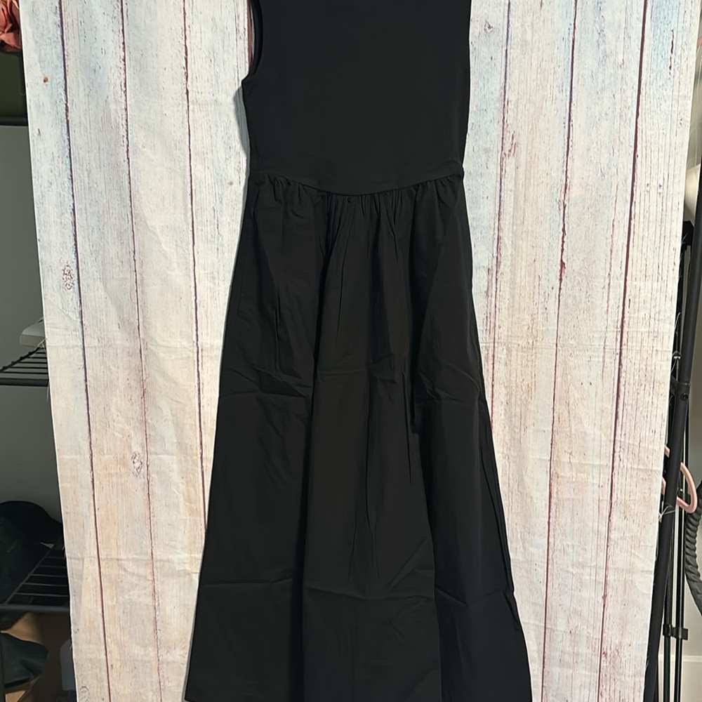 NWT J. Crew Fitted knit mockneck dress with poplin skirt - Picture 6 of 11